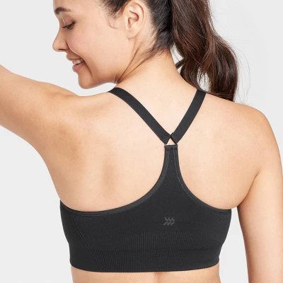 Women's Medium Support Seamless Cami Midline Sports Bra - All In Motion™ 6 Women's Medium Support Seamless Cami Midline Sports Bra - All In Motion™ - Image 4