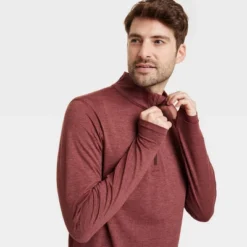 Men's Soft Stretch ½ Zip Top - All In Motion™ -All In Motion GUEST 14a9df28 f07c 41d5 9627 3313f6e4f221
