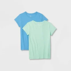 Girls' 2pk Core Short Sleeve T-Shirt - All In Motion™ -All In Motion GUEST 2337b382 1be4 4f0f b85f 6c5b40b76ded