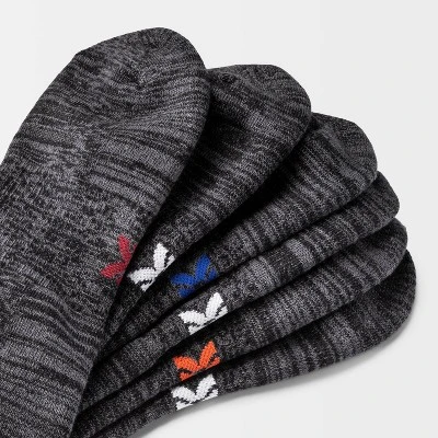 Men's Random Feed No Show Socks 6pk - All In Motion™ Black 6-12 4 Men's Random Feed No Show Socks 6pk - All In Motion™ Black 6-12 - Image 2