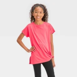 Girls' Short Sleeve Gym T-Shirt - All In Motion™ -All In Motion GUEST 2f3754b2 879c 4ecf be48 ee8c3b9febaf
