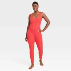 Women's Brushed Sculpt Scoop Neck Bodysuit - All In Motion™ -All In Motion GUEST 2fae9a94 e877 4de5 acd7 3c80bf86da8e