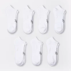 Women's Extended Size Cushioned 6+1 Bonus Pack No Show Athletic Socks - All In Motion™ White 7 Women's Extended Size Cushioned 6+1 Bonus Pack No Show Athletic Socks - All In Motion™ White -All In Motion GUEST 31ee70ce c9c6 426e b73d 3aca0a33b93c