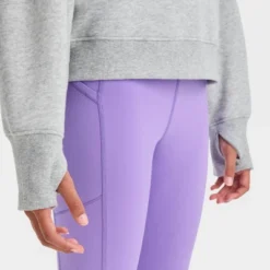 Girls' Fleece Pullover Sweatshirt - All In Motion™ -All In Motion GUEST 32c65b31 a3f5 4af6 bd47 1ed4c13cb99c