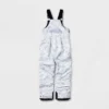 Kids' Shapes Printed Snow Bib - All In Motion™ Silver -All In Motion GUEST 36d2add7 a822 4a4e 8022 dfbb68b14492