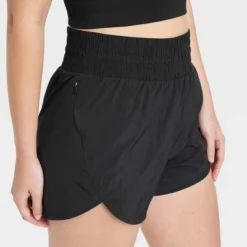 Women's High-Rise Crinkle Shorts - All In Motion™ -All In Motion GUEST 3adc368e 4b11 4082 9821 1e3af341aa30