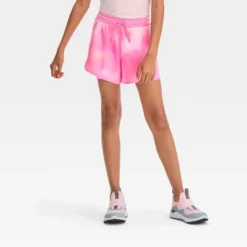Girls' Double Layered Run Shorts - All In Motion™ -All In Motion GUEST 428fbd88 1df3 4ea6 b151 a1434f5fcb1a