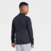 Boys' Long Sleeve Fitted Performance Mock Neck T-Shirt - All In Motion™