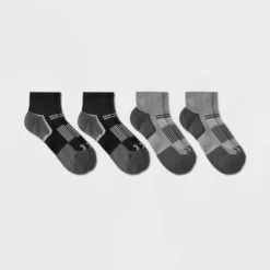 Men's Running 4pk Ankle Socks - All In Motion™ 6-12 -All In Motion GUEST 564ece20 1b8c 45ec 95dc a8aebfbeac14