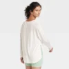Women's Side Slit Long Sleeve Top - All In Motion™ -All In Motion GUEST 56eda80c 6570 4c91 85e8 938825dfc583