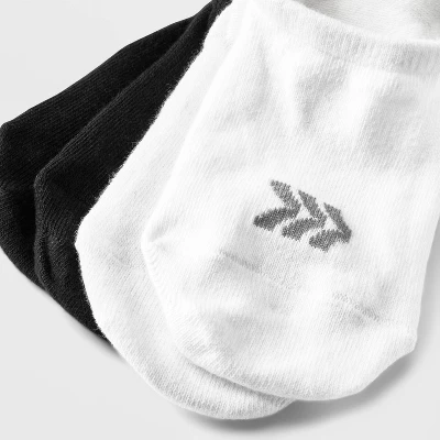 Women's Lightweight 10+1 Bonus Pack Liner Athletic Socks - All In Motion™ Black/White 4-10 4 Women's Lightweight 10+1 Bonus Pack Liner Athletic Socks - All In Motion™ Black/White 4-10 - Image 2