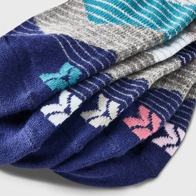 Women's 6pk Lightweight Chevron Striped No Show Athletic Socks - All In Motion™ 4-10 4 Women's 6pk Lightweight Chevron Striped No Show Athletic Socks - All In Motion™ 4-10 - Image 2