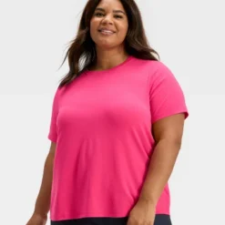 Women's Crewneck Leggings Friendly Short Sleeve T-Shirt - All In Motion™ -All In Motion GUEST 600d9f16 5328 41e1 b4e5 3fc8a84f9df0