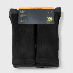 Men's Training 8pk Crew Socks - All In Motion™ 6-12