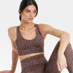 Women's Light Support Brushed Sculpt Unpadded Bra - All In Motion™ -All In Motion GUEST 67faf85c b5ad 44f9 9a38 ad4a294fcf86