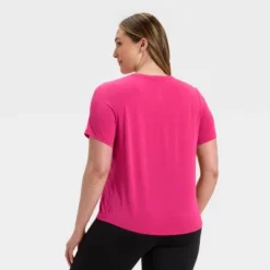 Women's Crewneck Leggings Friendly Short Sleeve T-Shirt - All In Motion™ -All In Motion GUEST 6b9f8acb 3b38 4de9 bfc7 9d7fcfbaffba