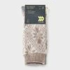 Women's 2pk Midweight Wool Blend Fair Isle Diamond Snowflake Crew Socks - All In Motion™ 4-10