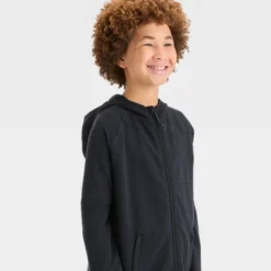 Boys' Waffle Hooded Sweatshirt - All In Motion™ -All In Motion GUEST 7f0736fd 0d84 4cfe 813c ca06ac3ed6fa
