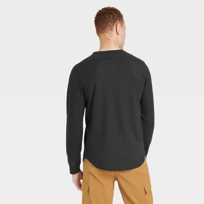 Men's Waffle-Knit Henley Athletic Top - All In Motion™ 2 Men's Waffle-Knit Henley Athletic Top - All In Motion™