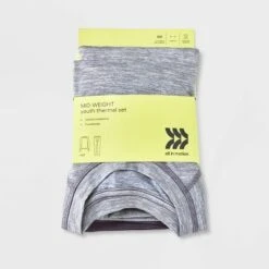 Boys' 2pk Thermal Set - All In Motion™ Gray