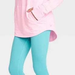 Girls' Cozy Lightweight Fleece Crewneck Sweatshirt - All In Motion™ -All In Motion GUEST 8d027fa0 ee68 43be a009 6f2e7b988b29
