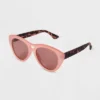 Women's Tortoise Print Rubberized Plastic Cateye Polarized Sunglasses- All In Motion™ Pink -All In Motion GUEST 8f5f3cbf 13cc 4063 ad5d a6ff967c4adc