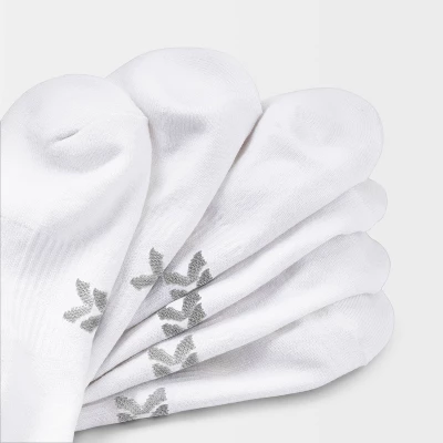 Women's Extended Size Cushioned 6pk Ankle Athletic Socks - All In Motion™ - White 8-12 4 Women's Extended Size Cushioned 6pk Ankle Athletic Socks - All In Motion™ - White 8-12 - Image 2