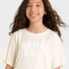 Girls' Beyond Ease Crop Boxy T-Shirt - All In Motion™ -All In Motion GUEST 931556d7 cd0c 4175 a7cb dde708d909a2