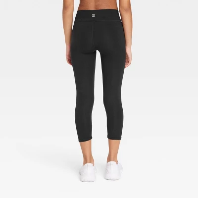 Girls' Core Cropped Leggings - All In Motion™ 3 Girls' Core Cropped Leggings - All In Motion™