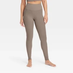 Women's Rib Curvy Leggings - All In Motion™ -All In Motion GUEST 9846abd6 10dc 4161 bca7 58935c2f43e7
