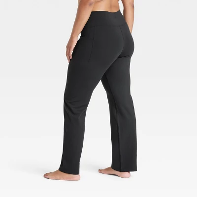 Women's Dynamic Flex High-Rise Pocketed Straight Leg Pants - All In Motion™ 5 Women's Dynamic Flex High-Rise Pocketed Straight Leg Pants - All In Motion™ - Image 3