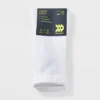 Women's Cushioned Foundation 6pk Athletic Crew Socks - All In Motion™ White 4-10: Recycled Polyester, Arch Support, Zone Cushioning -All In Motion GUEST aec423ad 34ba 45bb a4c0 d911a851a594