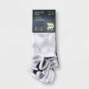 Women's 6pk Active Accents No Show Tab Athletic Socks - All In Motion™ White/Gray/Black 4-10 -All In Motion GUEST aecd0b81 7fbe 4899 8d79 d399b2159d45