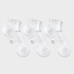 Women's Cushioned Ruffle 3pk Athletic Ankle Socks - All In Motion™ 4-10 16 Women's Cushioned Ruffle 3pk Athletic Ankle Socks - All In Motion™ 4-10 -All In Motion GUEST aee5753d 23fd 4e2a b20f 7838741e5afe