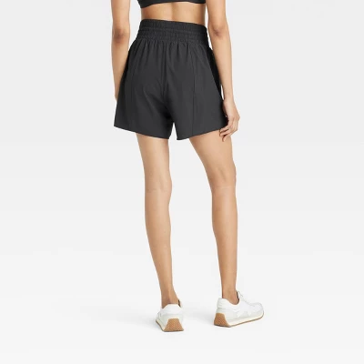 Women's Flex Woven High-Rise Shorts 5" - All In Motion™ 3 Women's Flex Woven High-Rise Shorts 5" - All In Motion™