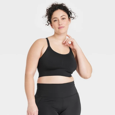 Women's Medium Support Seamless Cami Midline Sports Bra - All In Motion™ 4 Women's Medium Support Seamless Cami Midline Sports Bra - All In Motion™ - Image 2