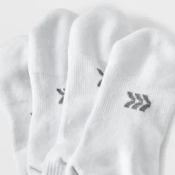 Women's Cushioned Foundation 6pk Athletic Crew Socks - All In Motion™ White 4-10: Recycled Polyester, Arch Support, Zone Cushioning 6 Women's Cushioned Foundation 6pk Athletic Crew Socks - All In Motion™ White 4-10: Recycled Polyester, Arch Support, Zone Cushioning -All In Motion GUEST bc0f375d 0ce9 4b29 a55b 9338b833d857