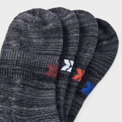 Men's Striped Random Feed Socks 6+1pk - All In Motion™ 6-12: Recycled Polyester, Flat Seams, Knit -All In Motion GUEST c377c768 e4fe 4294 964b b84aa114666f