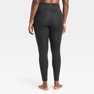 Women's Brushed Sculpt Curvy High-Rise Pocketed Leggings 28" - All In Motion™ 5 Women's Brushed Sculpt Curvy High-Rise Pocketed Leggings 28" - All In Motion™ - Image 3