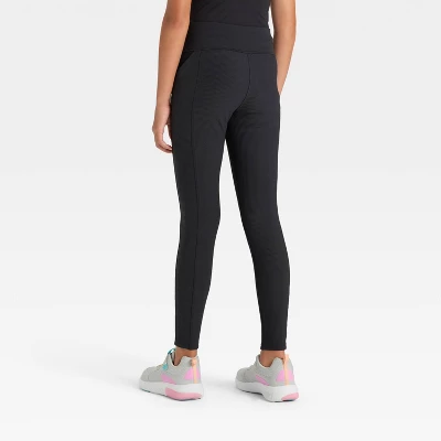Girls' Cozy Leggings - All In Motion™ 3 Girls' Cozy Leggings - All In Motion™