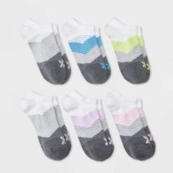 Women's 6pk Lightweight Chevron Striped No Show Athletic Socks - All In Motion™ 4-10 9 Women's 6pk Lightweight Chevron Striped No Show Athletic Socks - All In Motion™ 4-10 -All In Motion GUEST c90e6e1e c8fc 431f 9b7e bdf0c34d945a