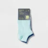 Women's Lightweight Mesh Striped L-Band 6pk No Show Athletic Socks - All In Motion™ 4-10