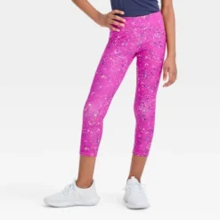 Girls' Core Cropped Leggings - All In Motion™ 7 Girls' Core Cropped Leggings - All In Motion™ -All In Motion GUEST ce763ed8 fe91 47b3 975d ffb729889178