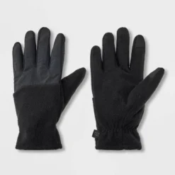 Men's Mixed Fleece Gloves - All In Motion™ Black -All In Motion GUEST d5f0da72 b849 4c9e a1e4 f5839bdb0d19