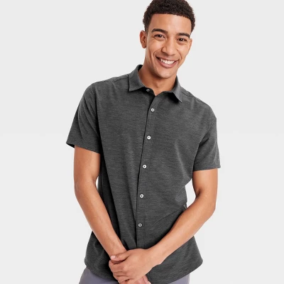 Men's Short Sleeve Woven Shirt - All In Motion™ 4 Men's Short Sleeve Woven Shirt - All In Motion™ - Image 2