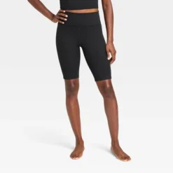 Women's Brushed Sculpt High-Rise Bike Shorts 10" - All In Motion™ -All In Motion GUEST dc213f79 1ad3 4799 a0a1 d31e9b1655fc