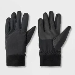 Men's Softshell Gloves - All In Motion™ Black -All In Motion GUEST ddd210d4 be5d 497d b24f 75a0da3881f1