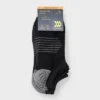 Men's Striped Arch Socks 6+1pk - All In Motion™ Black: Recycled Polyester, Cotton, Nylon, Spandex, Knit -All In Motion GUEST e1df2d15 8a99 40ce 8f06 4ec4c7671fa9
