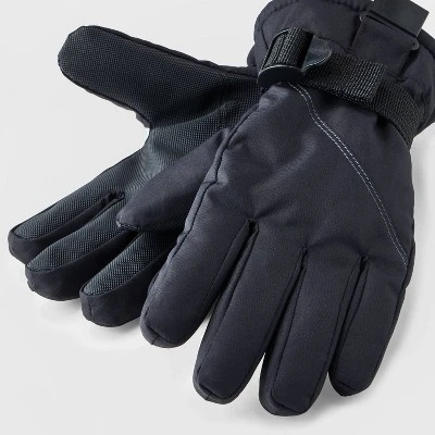 Boys' Onyx Ski Solid Gloves - All In Motion™ Black 3 Boys' Onyx Ski Solid Gloves - All In Motion™ Black