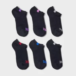 Women's 6pk Structure No Show Socks - All In Motion™ 4-10 -All In Motion GUEST e662667f b15b 451b ab9c da4f96369dc1
